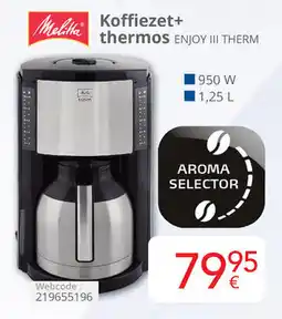 Eldi Melitta Koffiezet+ thermos aanbieding