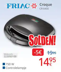 Eldi Friac Croque CR-0400 aanbieding