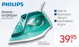 Eldi Philips Stoomstrijkijzer DST3030/70 aanbieding