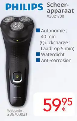 Eldi Philips Scheerapparaat X3021/00 aanbieding