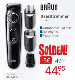 Eldi Braun Baardtrimmer BT3421 aanbieding