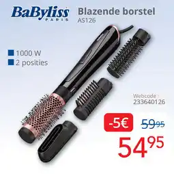 Eldi BaByliss Blazende borstel AS126 aanbieding