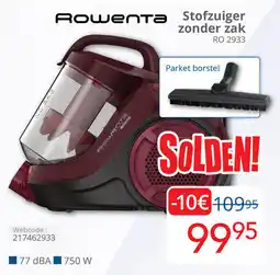 Eldi Rowenta Stofzuiger zonder zak RO 2933 aanbieding