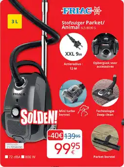 Eldi Friac Stofzuiger Parket / Animal SLS 8030 S aanbieding
