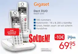 Eldi Gigaset Dect A605A DUO aanbieding