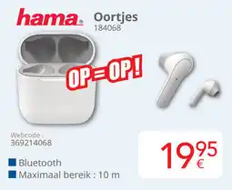 Eldi Hama. Oortjes 184068 aanbieding