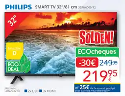 Eldi Philips Smart TV 32PH6009/12 aanbieding