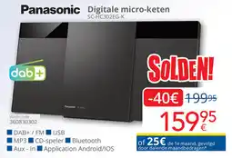 Eldi Panasonic Digitale micro keten SC-HC302EG-K aanbieding