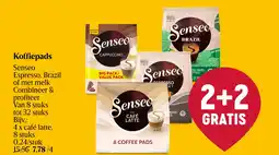 Delhaize Koffiepads aanbieding