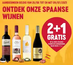 Delhaize OP AL ONZE SPAANSE WIJNEN EN SCHUIMWIJNEN NAAR KEUZE aanbieding