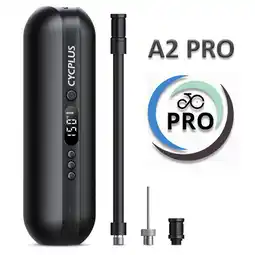 Decathlon Elektrische Fietspomp met Powerbank - Oplaadbaar - BMX, MTB aanbieding