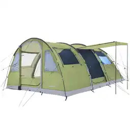 Decathlon Tunneltent Gotland 4 Protect - 4 pers - Familietent met ingenaaide tentbodem aanbieding