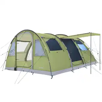 Decathlon Tunneltent Gotland 4 Protect - 4 pers - Familietent met ingenaaide tentbodem aanbieding
