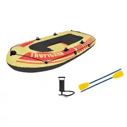 Decathlon OPBLAASBOOT PATHFINDER TROPICANA 300 2 PERSONEN aanbieding