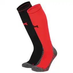 Decathlon Xtreme Compressie Sokken Hardlopen 2-pack Multi Red aanbieding