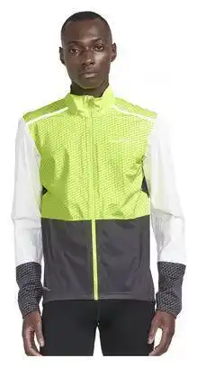 Decathlon Craft ADV Bike Hydro Lumen Yellow Grey Waterproof Jacket aanbieding