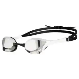 Decathlon Arena Zwembril Cobra Ultra Swipe Mirror Zilver/Wit aanbieding