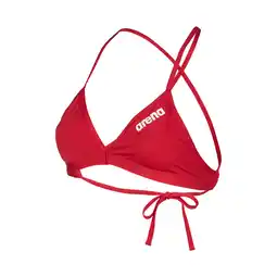 Decathlon Arena Dames Bikini Topje Team Tie Back Rood aanbieding