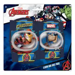 Decathlon KNIE- EN ELLEBOOGBESCHERMERS - AVENGERS aanbieding