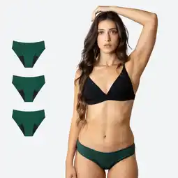 Decathlon Set van 3 Menstruatie ondergoeds Naadloos Heavy Flow Ecowoman aanbieding