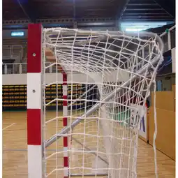 Decathlon Handbal en strandhandbal doelnet 3mm - Wit aanbieding