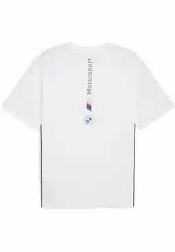 Decathlon BMW M Motorsport Essentials+ T-shirt met logo voor heren PUMA White aanbieding