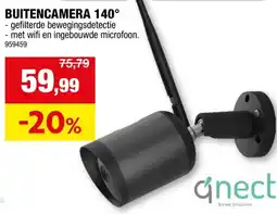 Hubo Qnect buitencamera 140° met wifi aanbieding