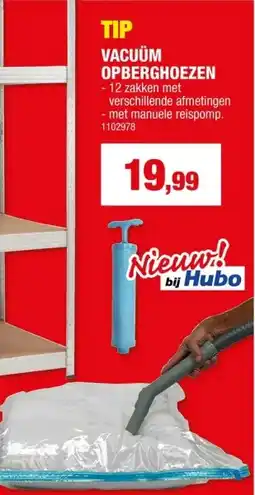 Hubo Practo Home opberghoezenset vacuà¼m 13-delig aanbieding