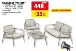 Hubo Antibes loungeset aanbieding