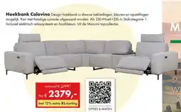 Woonsquare Hoekbank Calavino aanbieding