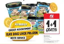 Jumbo Ben & jerry's aanbieding