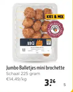 Jumbo Jumbo Balletjes mini brochette aanbieding
