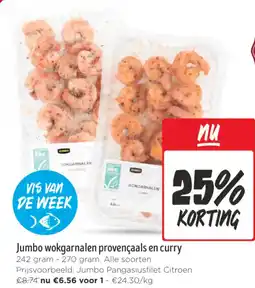 Jumbo Jumbo wokgarnalen provençaals en curry aanbieding