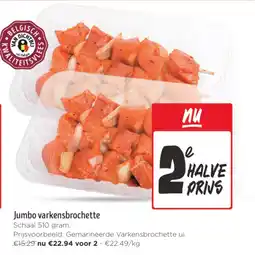 Jumbo Jumbo varkensbrochette aanbieding
