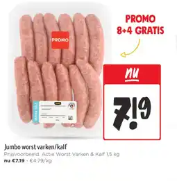 Jumbo Jumbo worst varken kalf aanbieding