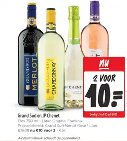 Jumbo Grand Sud en JP Chenet aanbieding