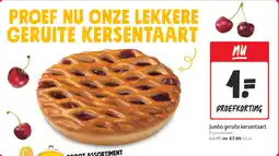 Jumbo Jumbo geruite kersentaart aanbieding