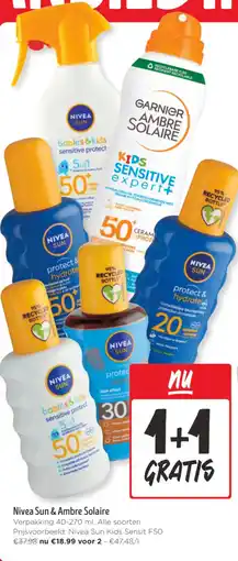 Jumbo Nivea Sun & Ambre Solaire aanbieding