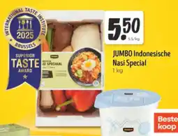Jumbo Jumbo indonesische nasi special aanbieding