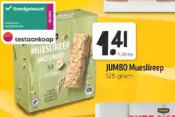 Jumbo Jumbo mueslireep aanbieding