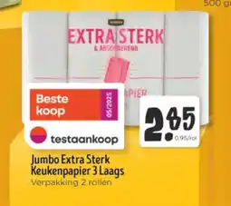 Jumbo Jumbo Extra Sterk Keukenpapier 3 Laags aanbieding