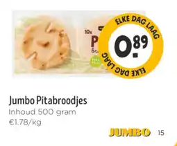 Jumbo Jumbo Pitabroodjes aanbieding