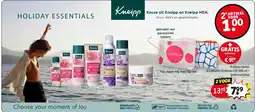 Kruidvat 2 x douche Embrace Life 200 ml + gratis toilettas aanbieding