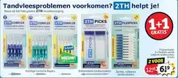 Kruidvat 2 x Flexpicks zachte rubberen tandenstokers 50 tuks aanbieding