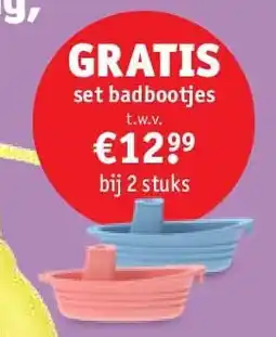 Kruidvat set badbootjes aanbieding