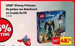 Kruidvat LEGO Disney Princess De jurken van Maleficent en Cruella De Vil aanbieding