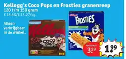 Kruidvat Kellogg’s Coco Pops en Frosties granenreep aanbieding