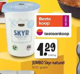 Jumbo JUMBO Skyr naturel 500 gram aanbieding