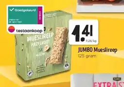 Jumbo JUMBO Mueslireep 125 gram aanbieding