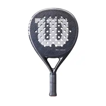 Decathlon Wilson Carbon Force LT Padel 2 Padelracket - ZWART - unisex aanbieding